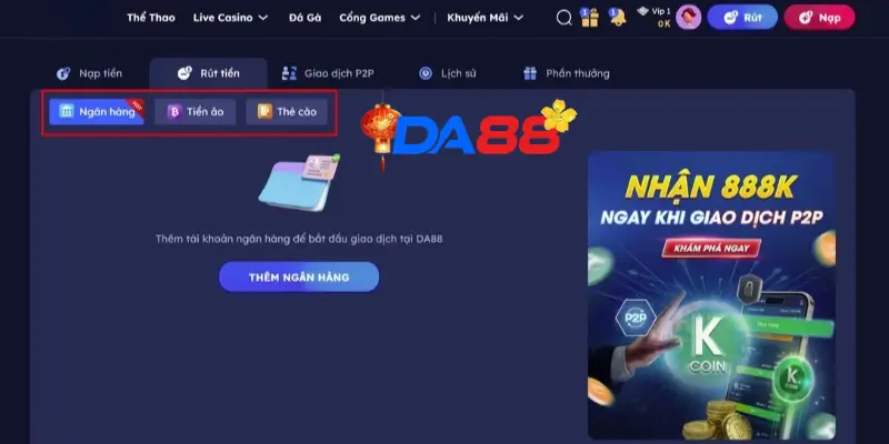 Những lưu ý khi nhận khuyến mãi DA88