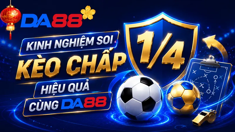 Kinh nghiệm soi Kèo Chấp 1/4 hiệu quả cùng DA88