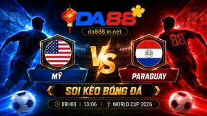 Soi kèo bóng đá Mỹ vs Paraguay 08h00 ngày 13/06